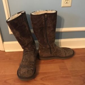 brown Ugg boots